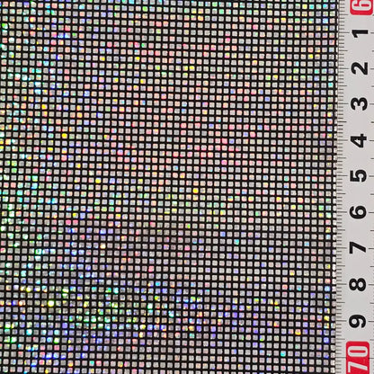 Kunstleder Holo Squares Rollen 30 x 135 cm