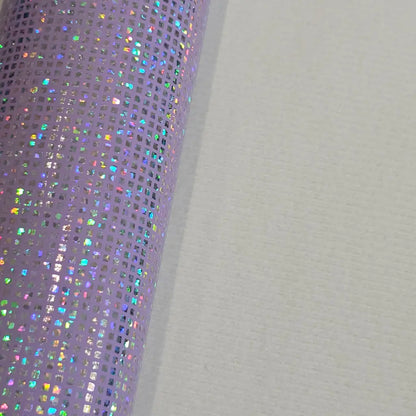 Kunstleder Holo Squares Rollen 30 x 135 cm