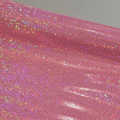 Kunstleder Holo Squares Rollen 30 x 135 cm