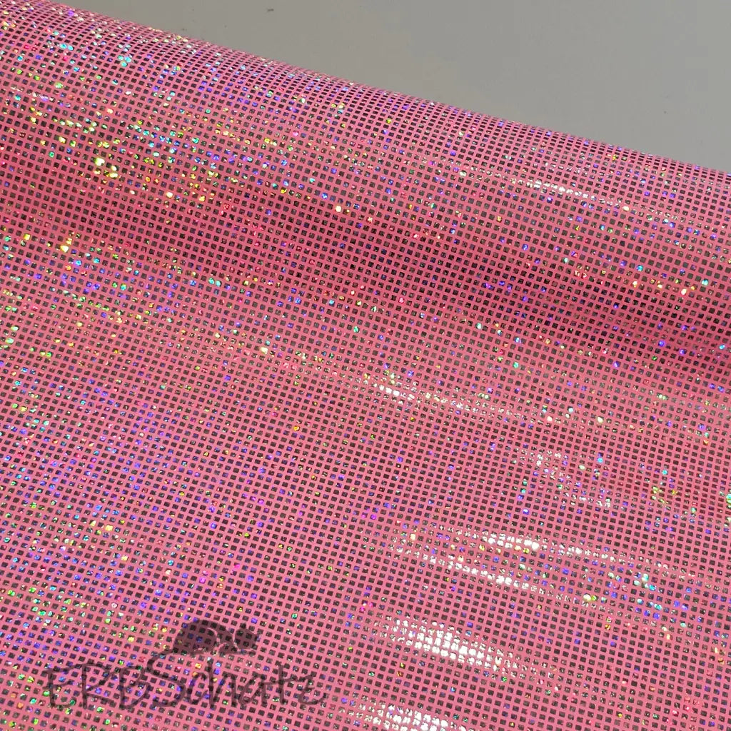 Kunstleder Holo Squares Rollen 30 x 135 cm - reißverschluss