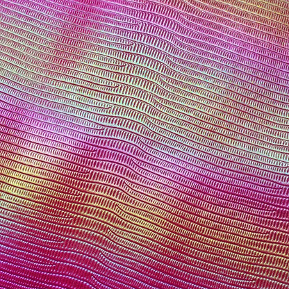 Kunstleder Holoshimmer Embossed Stripes Rollen 30 x 135 cm