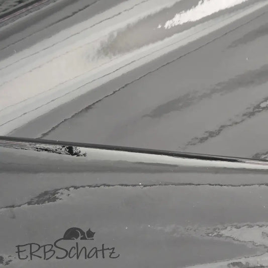 Kunstleder Lack Rollen 30 x 135 cm Schwarz