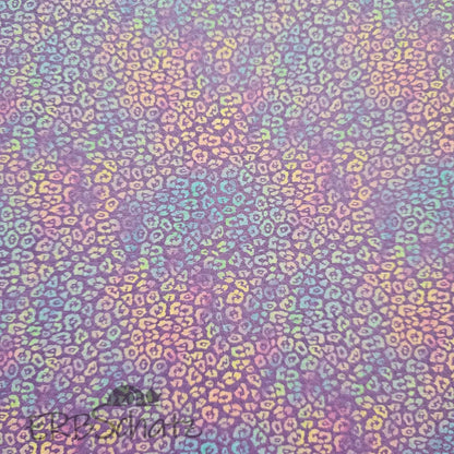 Kunstleder Lavender Rainbow Leo 50 x 140 cm - KL50