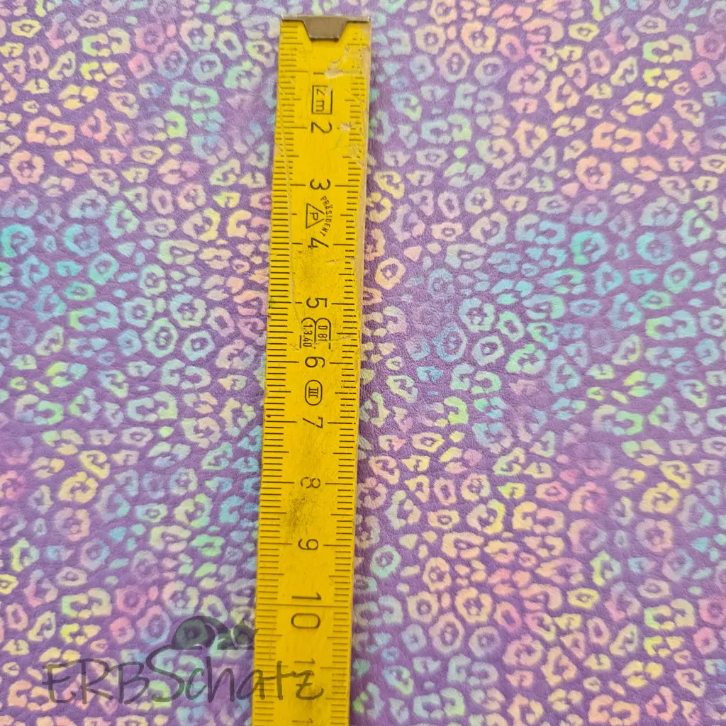 Kunstleder Lavender Rainbow Leo 50 x 140 cm - KL50