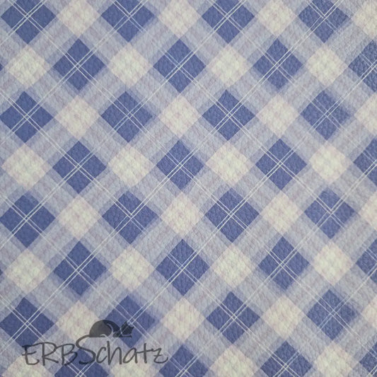 Kunstleder Lavender Tartan 50 x 140 cm - KL50