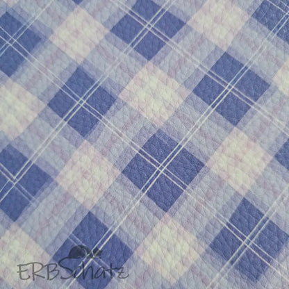 Kunstleder Lavender Tartan 50 x 140 cm - KL50