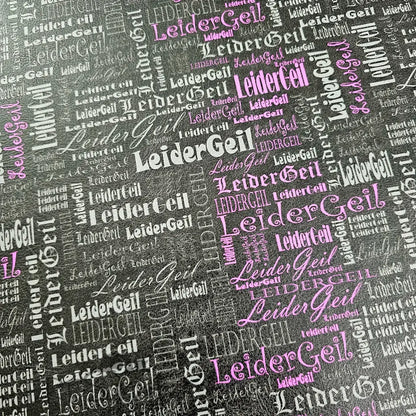Kunstleder Leider Geil Wordcloud 50 x 140 cm - KL50