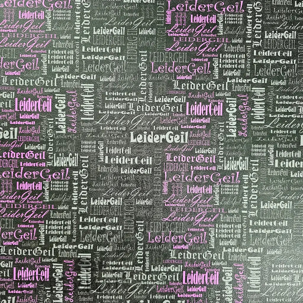 Kunstleder Leider Geil Wordcloud 50 x 140 cm - KL50
