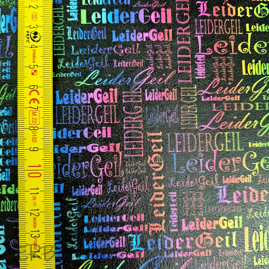 Kunstleder Leider Geil Wordcloud 50 x 140 cm - KL50