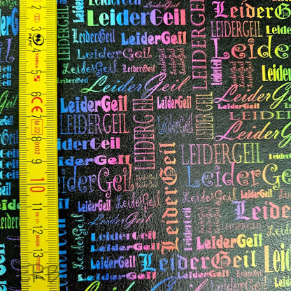 Kunstleder Leider Geil Wordcloud 50 x 140 cm - KL50
