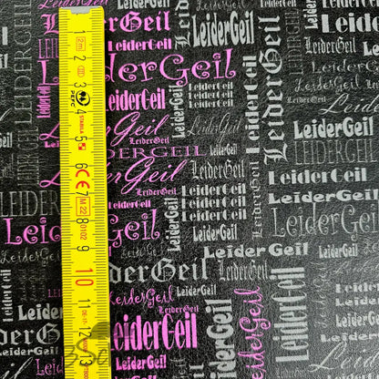 Kunstleder Leider Geil Wordcloud 50 x 140 cm - KL50