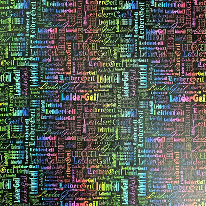 Kunstleder Leider Geil Wordcloud 50 x 140 cm - KL50