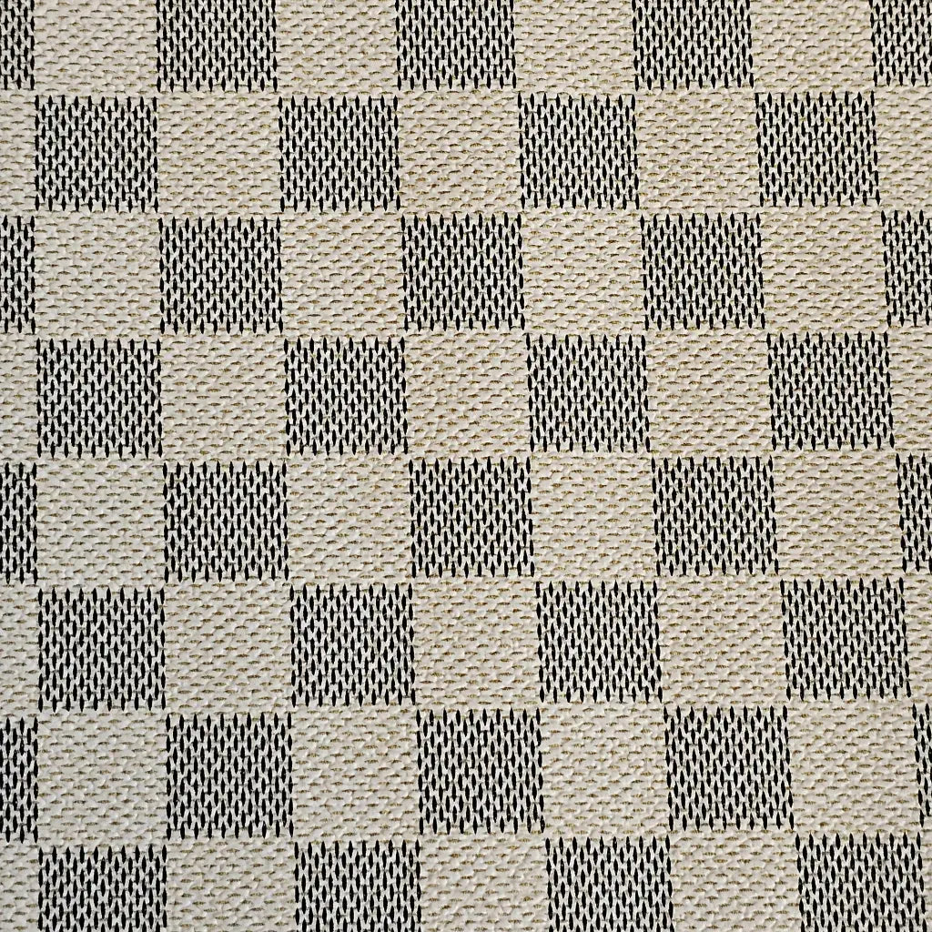 Kunstleder Luxury Bags Schachbrett Rollen 30 x 135 cm