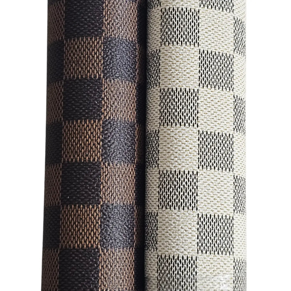 Kunstleder Luxury Bags Schachbrett Rollen 30 x 135 cm