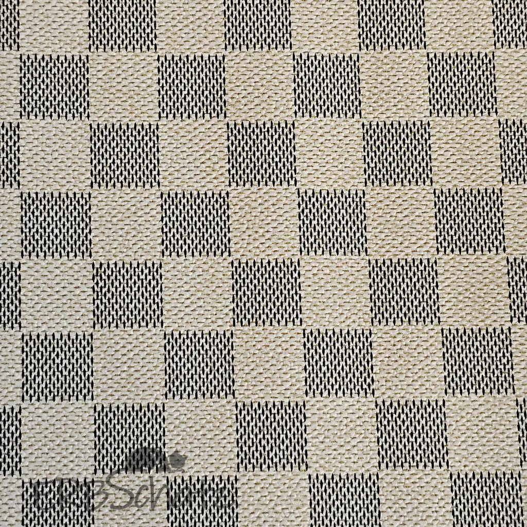 Kunstleder Luxury Bags Schachbrett Rollen 30 x 135 cm