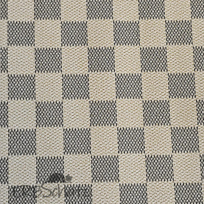 Kunstleder Luxury Bags Schachbrett Rollen 30 x 135 cm