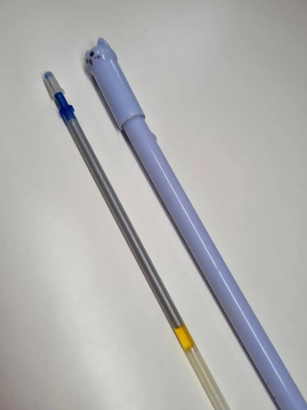 Kunstleder Markierstift - silberfarben für Leder/Kunstleder