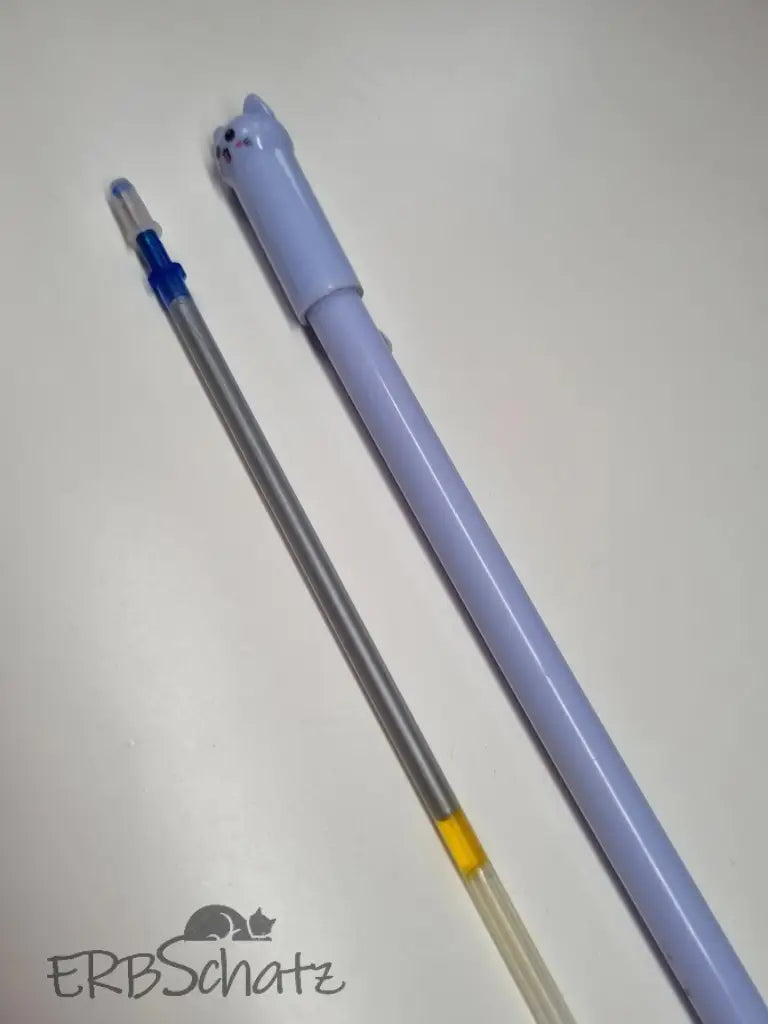 Kunstleder Markierstift - silberfarben für Leder/Kunstleder