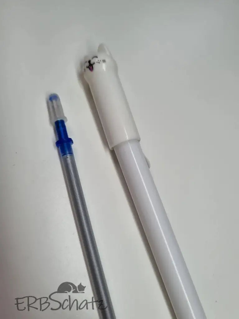 Kunstleder Markierstift - silberfarben für Leder/Kunstleder