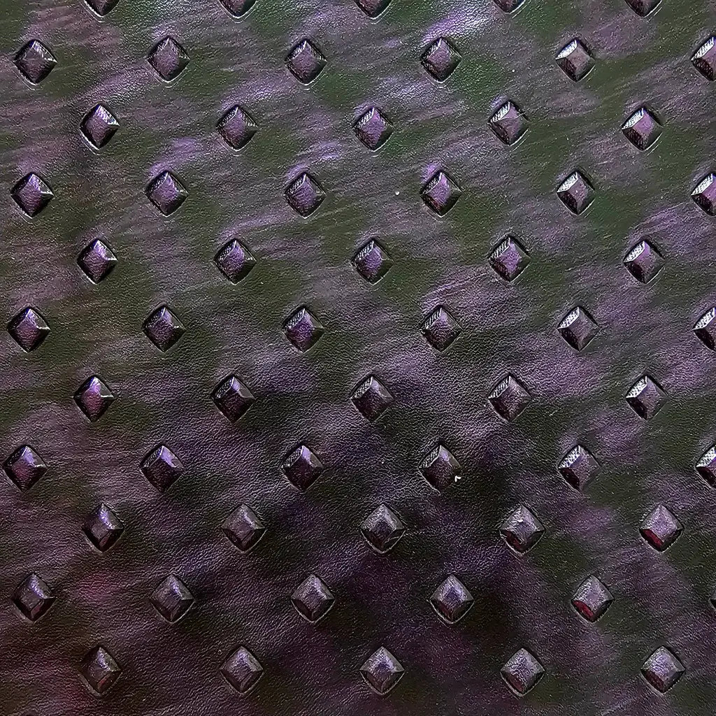 Kunstleder Metallic Purple Nobby | Rollen 30 x 135 cm