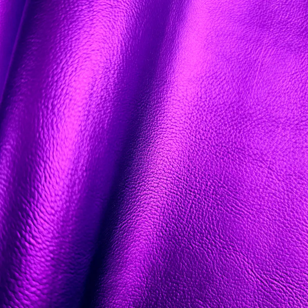 Kunstleder Metallic Smooth Rollen 30 x 135 cm