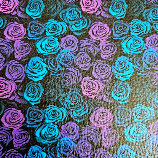 Kunstleder Outline Roses 50 x 140 cm - KL50