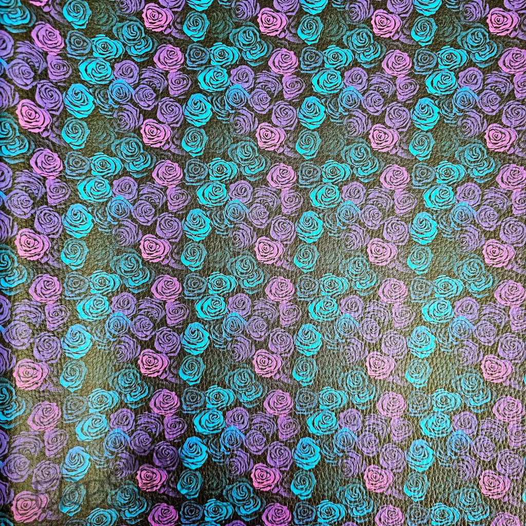 Kunstleder Outline Roses 50 x 140 cm - KL50