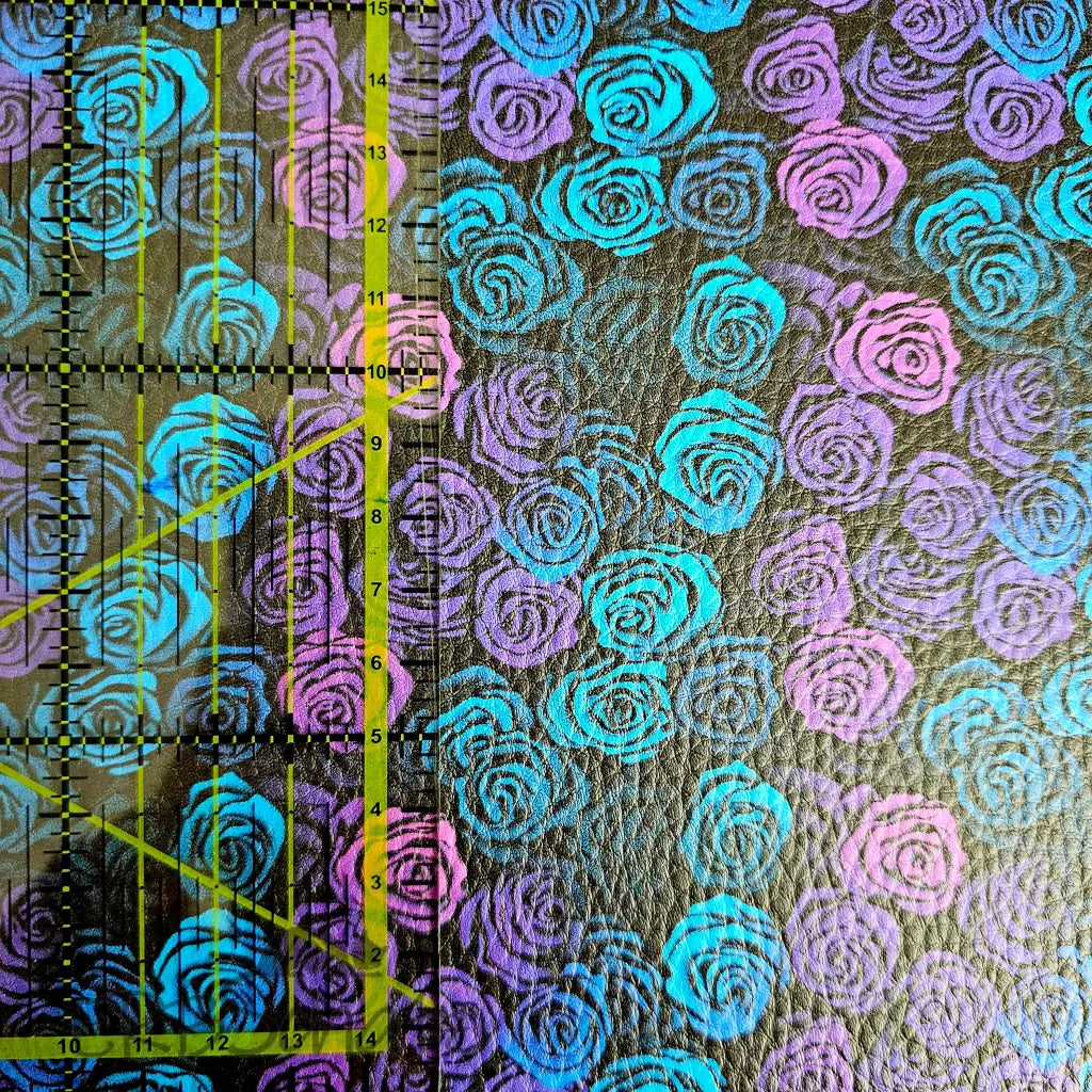 Kunstleder Outline Roses 50 x 140 cm - KL50