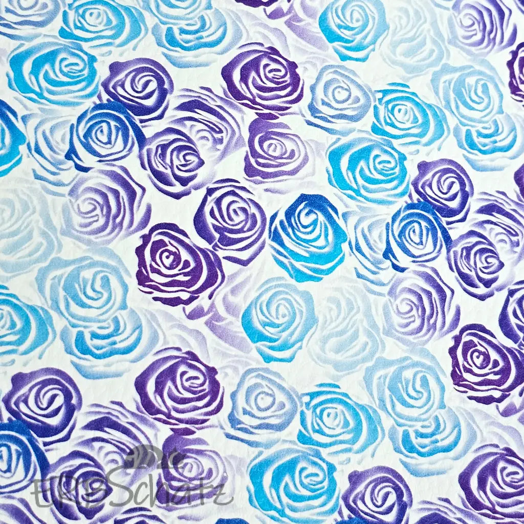 Kunstleder Outline Roses light 50 x 140 cm - KL50