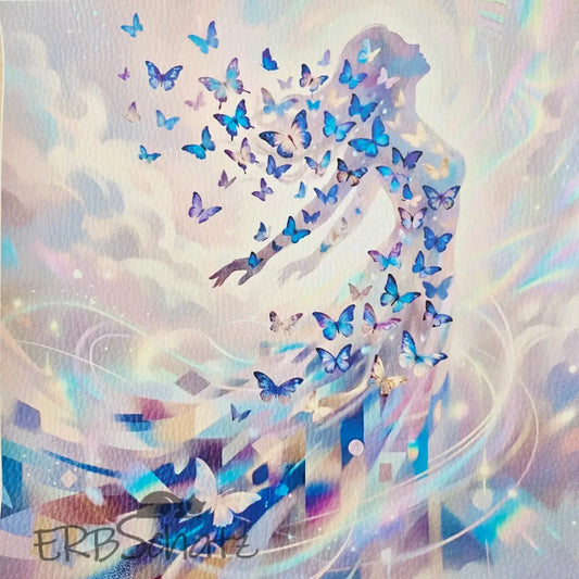 Kunstleder Panel AuroraWoman | 25x 25cm - AuroraWoman 25