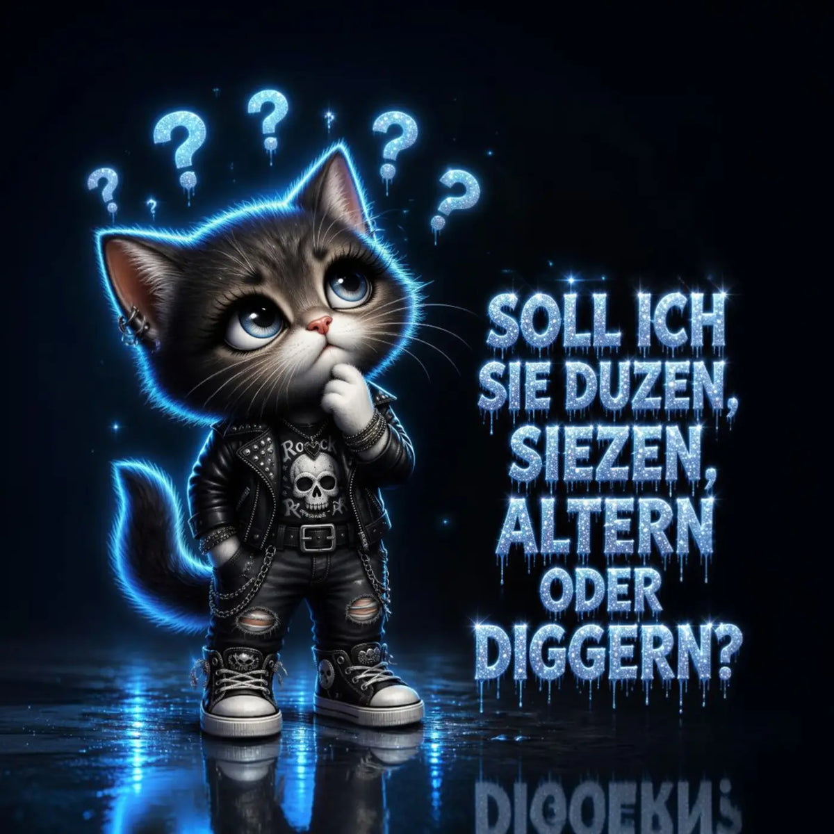 Kunstleder Panel Duzen od. Siezen | Größenauswahl - P15 P20