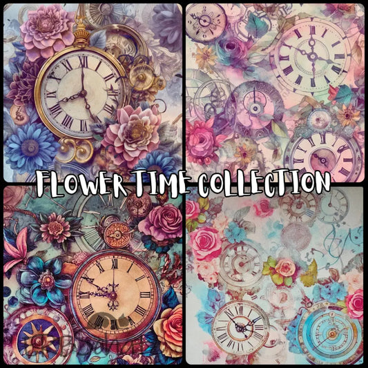 Kunstleder Panel Flower Time Collection 30 x 30cm - P30