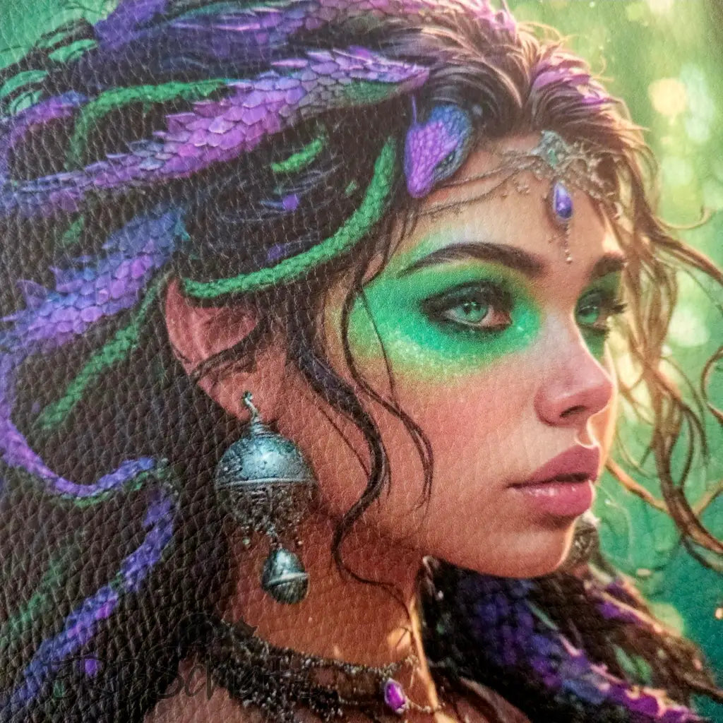 Kunstleder Panel Jungle Girl | 15 x 15cm - Jungle Girl 15