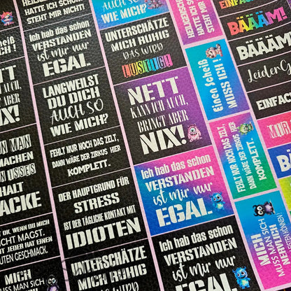 Kunstleder Panel Label-Collection 25x25 cm - Label