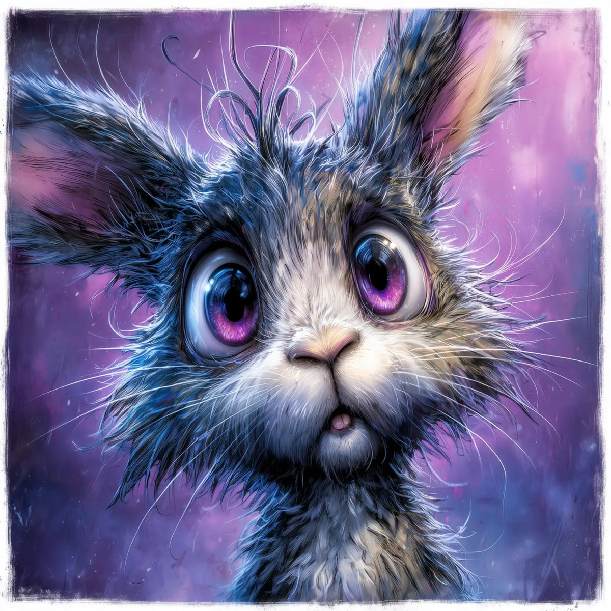 Kunstleder Panel Ohh Bunny | Größenauswahl - P15 P20 P25