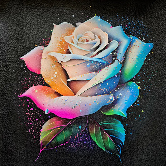 Kunstleder Panel Pastel Rose 30x 30cm - P30