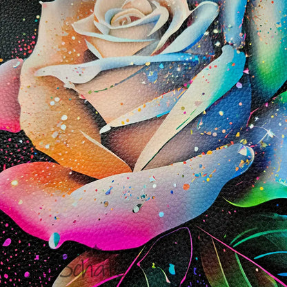 Kunstleder Panel Pastel Rose 30x 30cm - P30