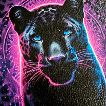 Kunstleder Panel Purple Panther | 30x 30cm - P30
