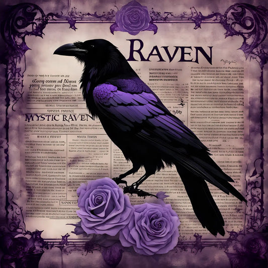 Kunstleder Panel Purple Raven | Größenauswahl - P15 P20 P25