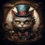 Kunstleder Panel Steampunk Grincat | Größenauswahl - P15