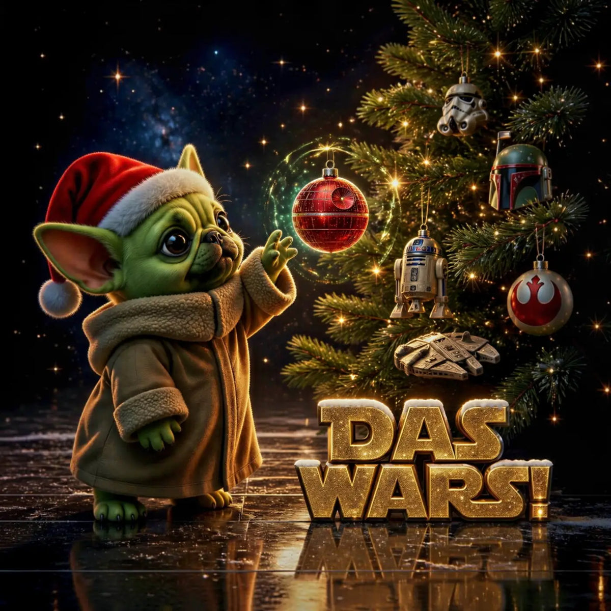 Kunstleder Panel X-MAS DasWars | Größenauswahl - P15 P20