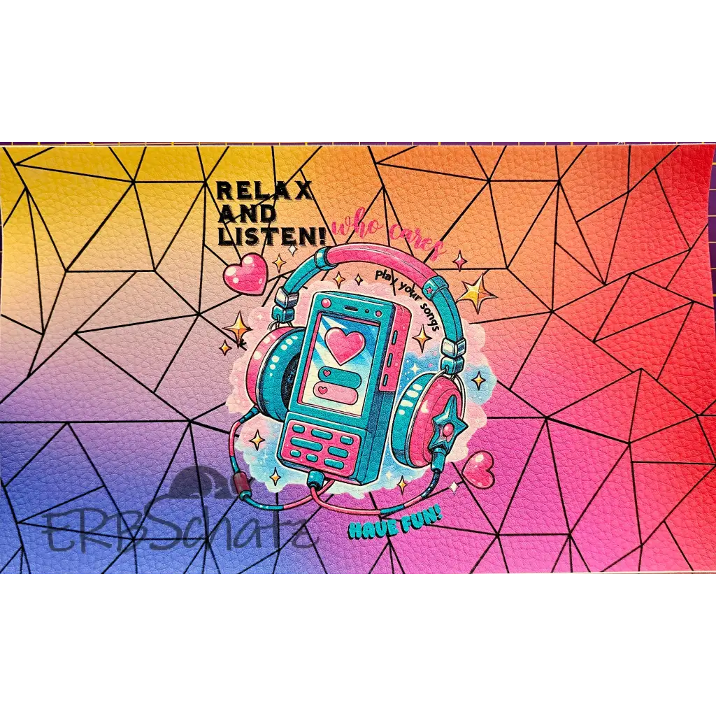 Kunstleder Panele 90’s Collection - Walkman / 25x15cm - P15