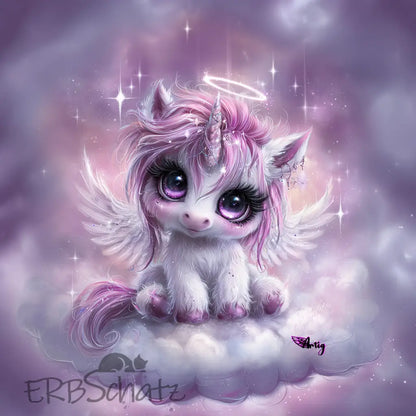 Kunstleder Panele Artig Angel Unicorn | 30x 30cm - P30
