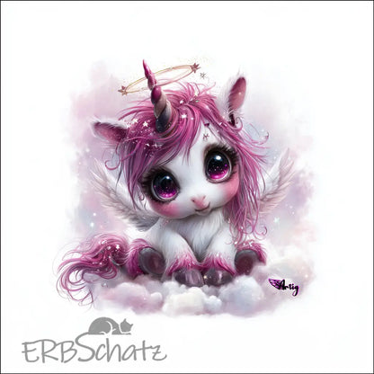 Kunstleder Panele Artig Angel Unicorn | 30x 30cm - P30