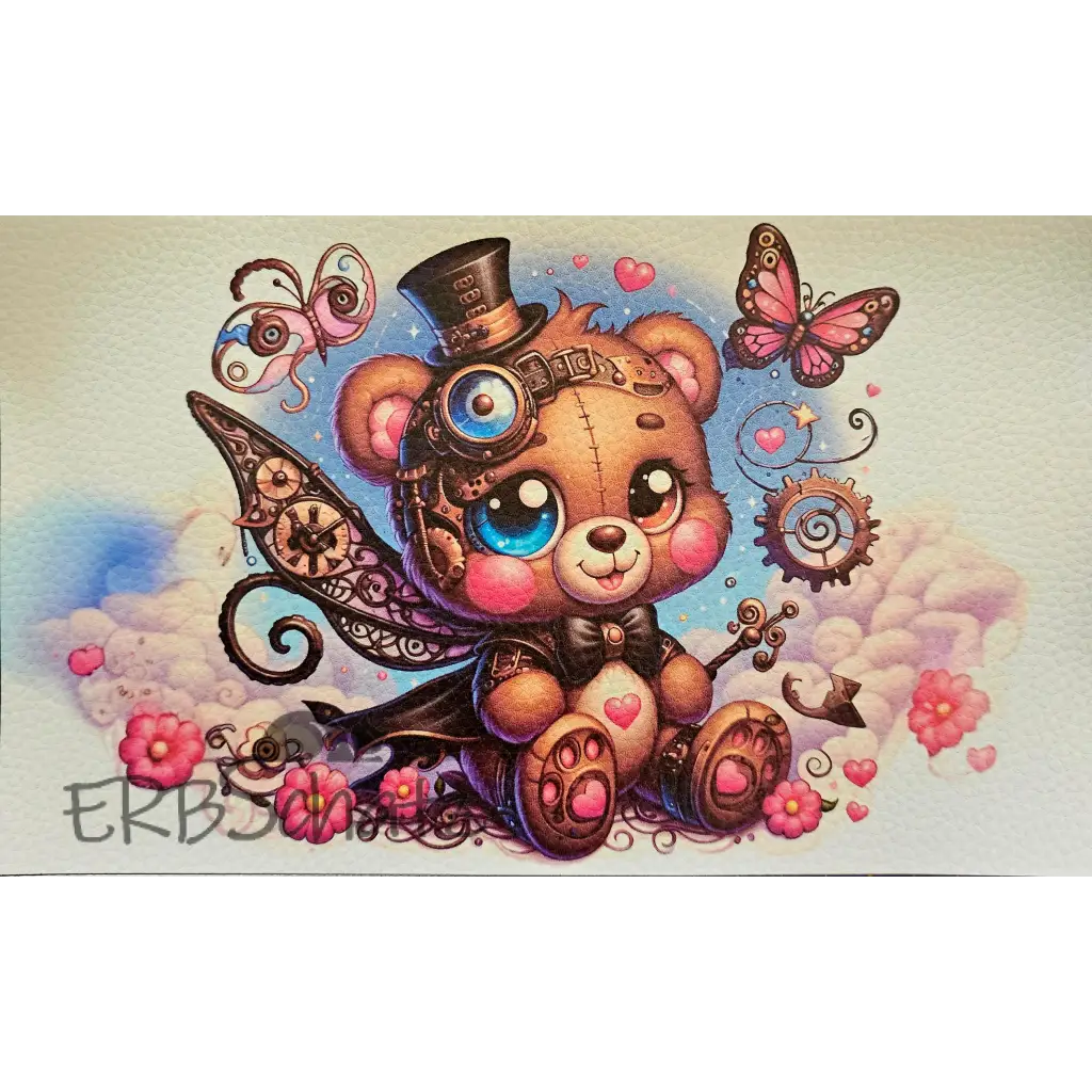 Kunstleder Panele Bears Collection - Steampunk Bear