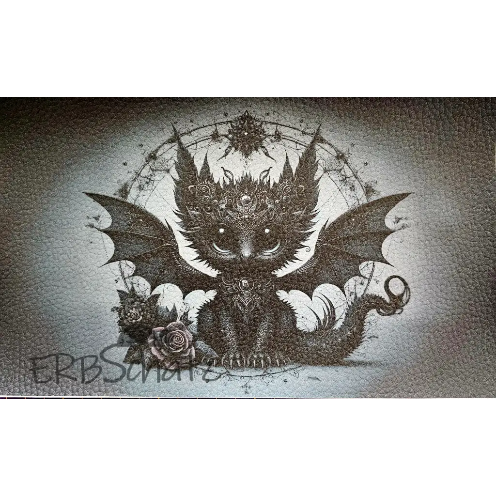 Kunstleder Panele Black Dragon Collection - Dragon Front