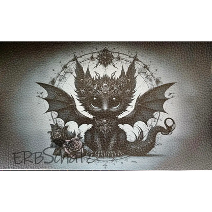 Kunstleder Panele Black Dragon Collection - Dragon Front