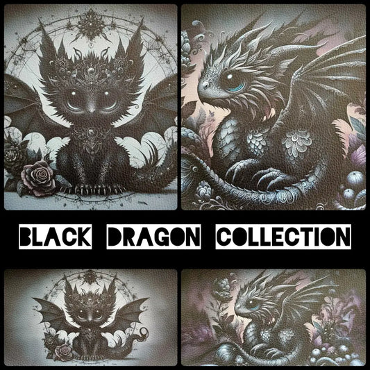 Kunstleder Panele Black Dragon Collection - P15 P25 P30 PP