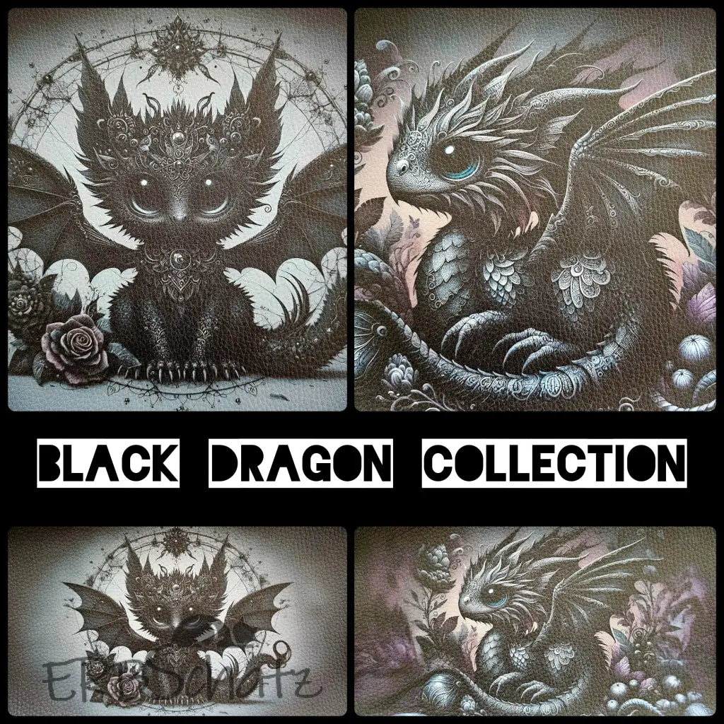 Kunstleder Panele Black Dragon Collection - P15 P25 P30 PP