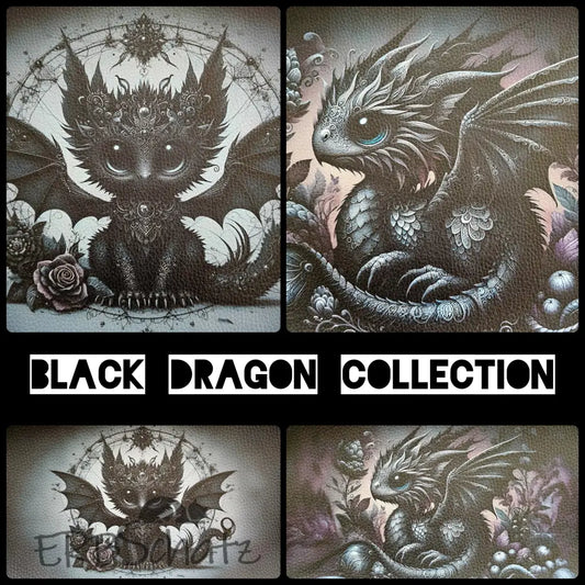Kunstleder Panele Black Dragon Collection - P15 P25 P30 PP